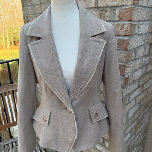 Etcetera Women's Peplum Blazer Sz 4